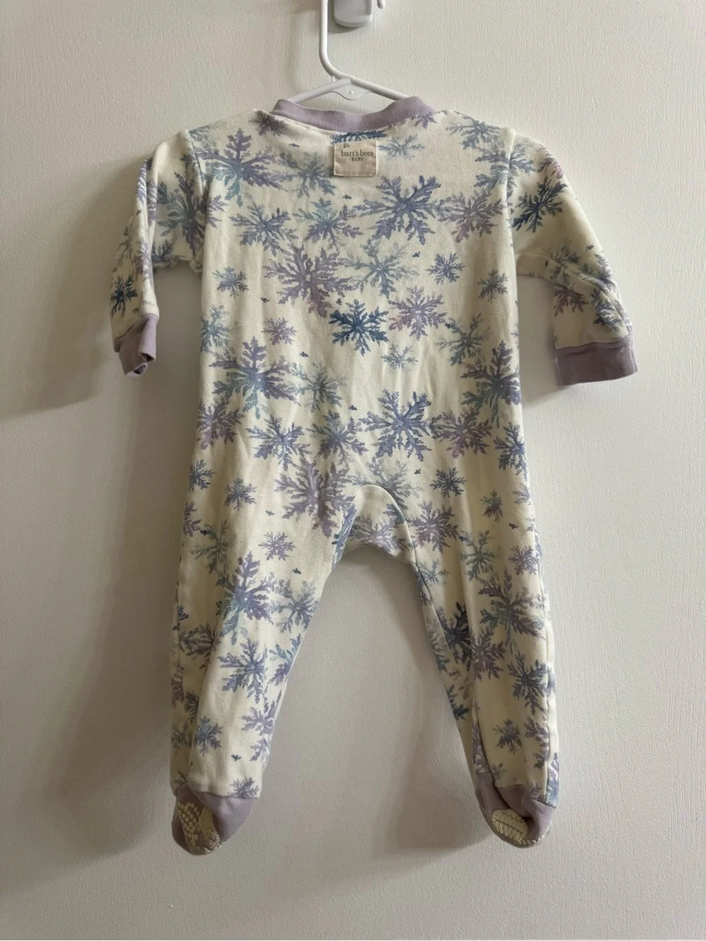Burt’s Bees Snowflake Onesie